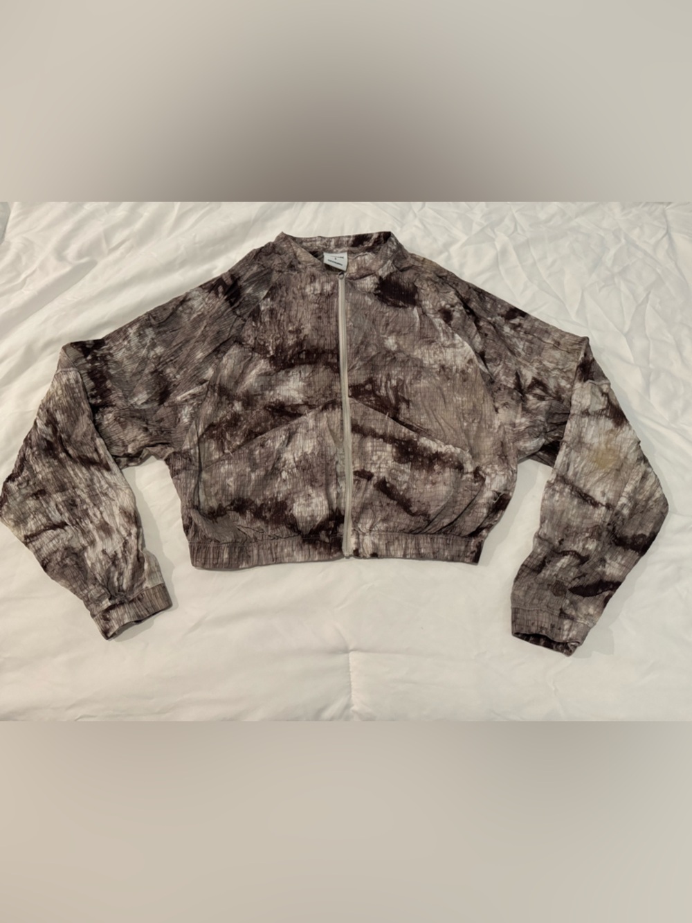 Gymshark Brown Tie-Dye Lightweight Jacket